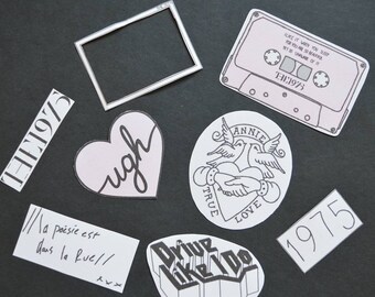 Ugh Stickers x8 The 1975
