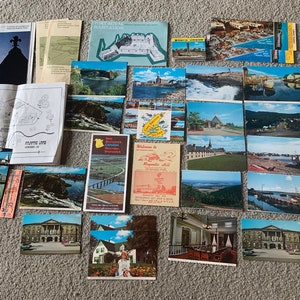 souvenirs vintage et cartes postales des Maritimes canadiennes