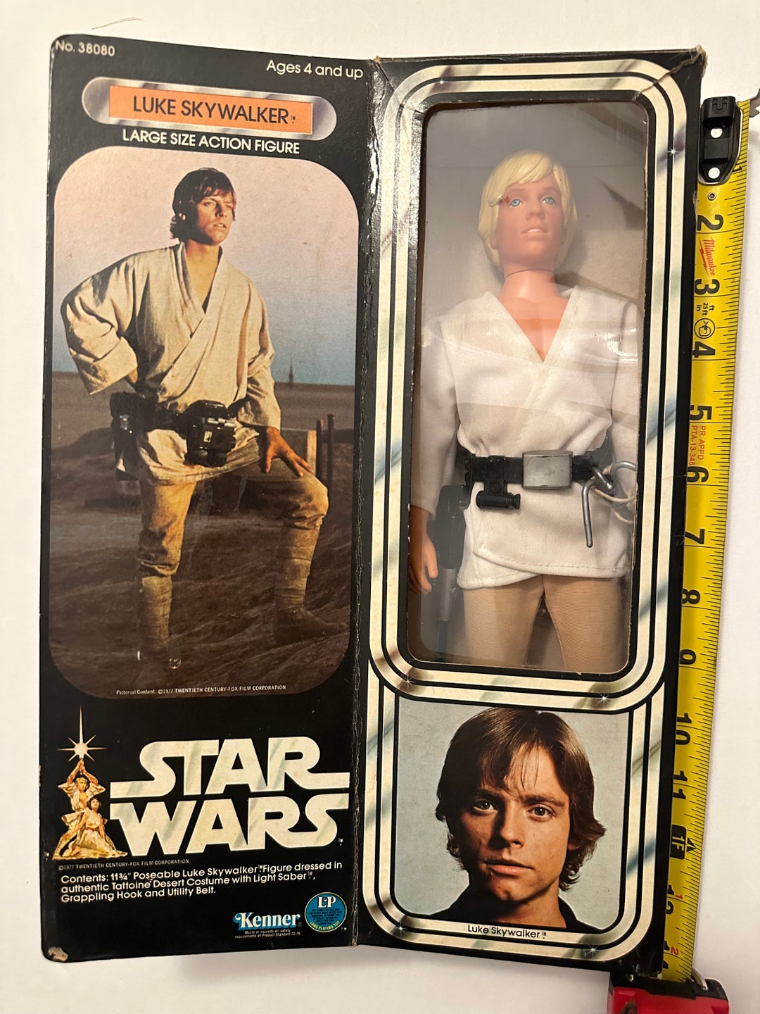 1977 Star Wars 12 Luke Skywalker Original Vintage Kenner Action Figure in Original Box Complete Etsy Canada