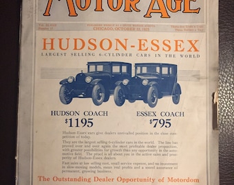 Motor Age magazine, October 22, 1925, original dealer magazine