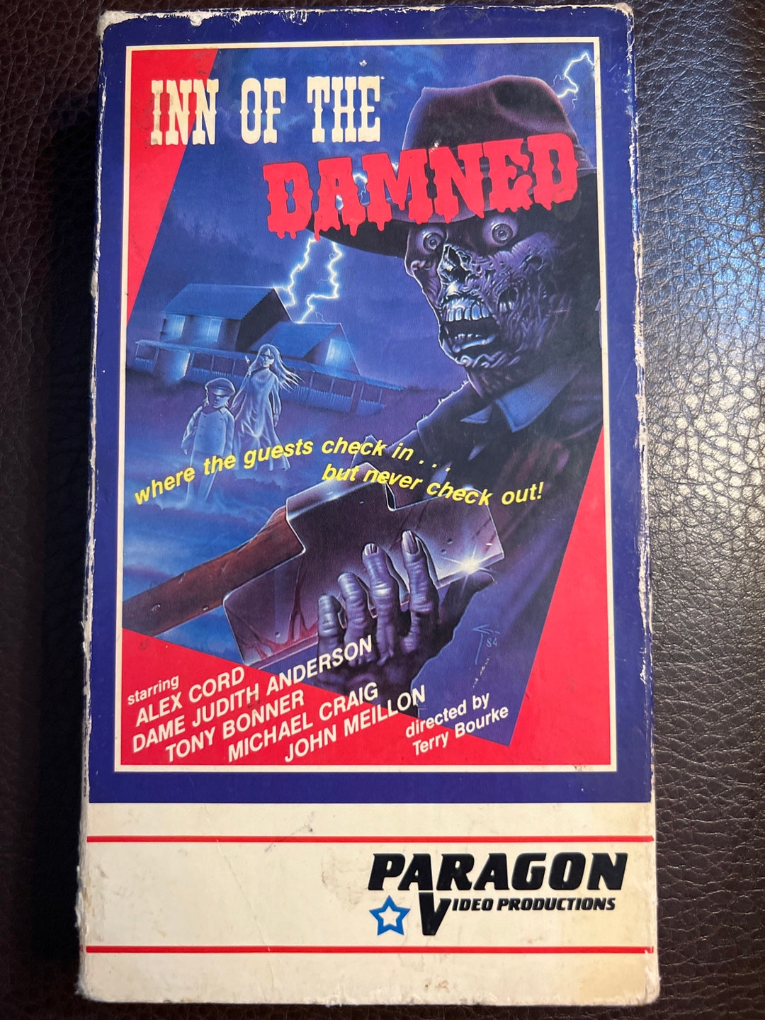 Inn of the Damned VHS, 1985 Paragon, Rare Vintage Horror VHS