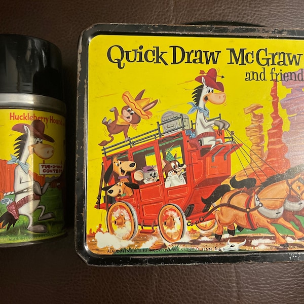 Quick Draw Mcgraw Lunch Box Etsy