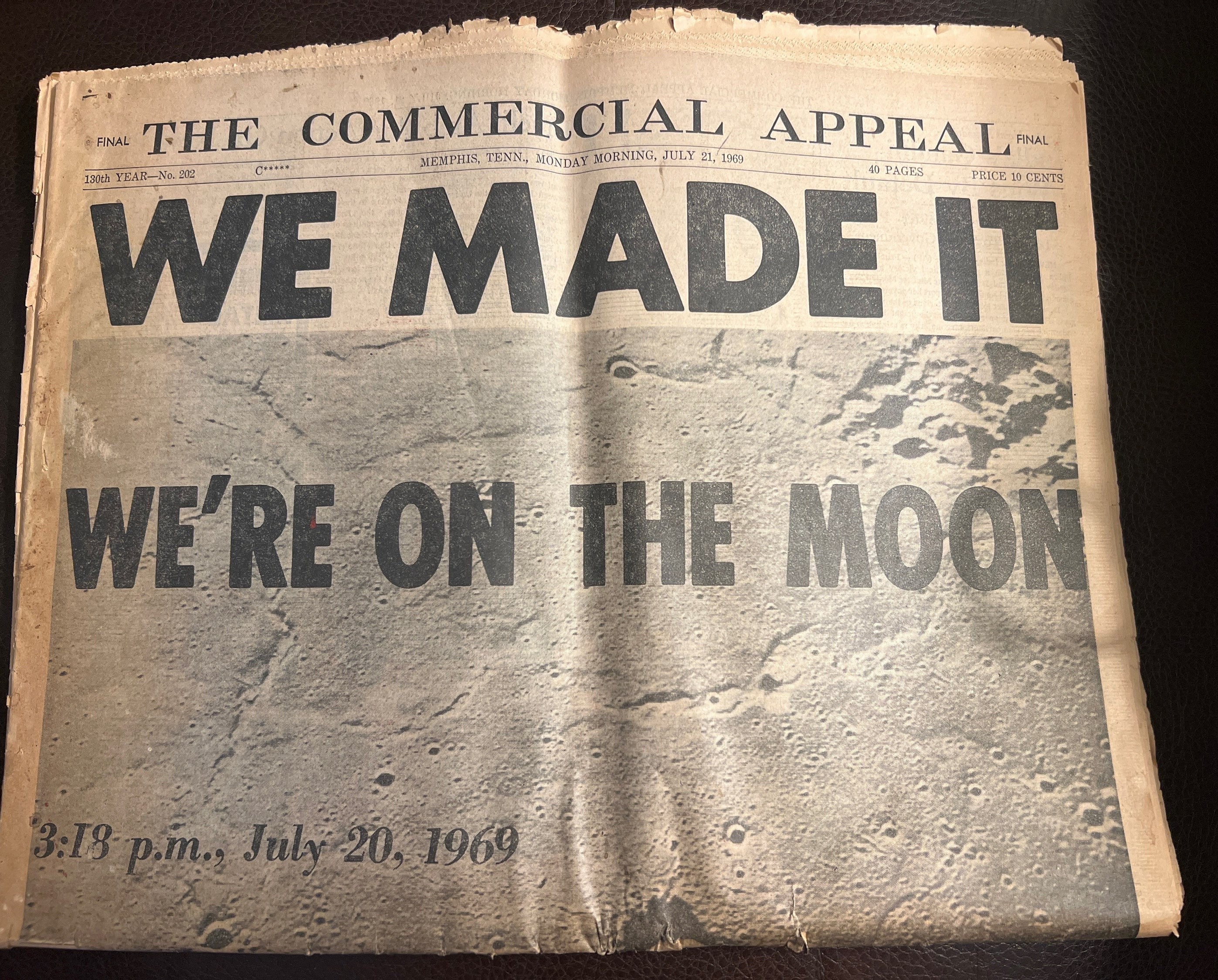 Moon Landing Newspaper Value