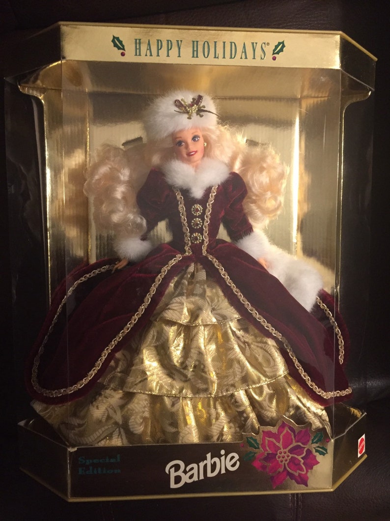 mattel 1996 happy holidays barbie doll special edition by mattel
