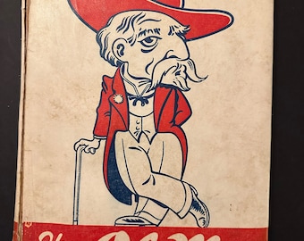 1947 the Ole Miss annual yearbook, Colonel Reb cover, volume 53