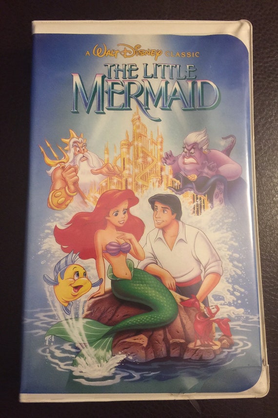 Disney's The Little Mermaid VHS Black Diamond 1990 Etsy