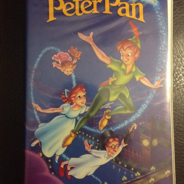 Disney's Peter Pan VHS, Black Diamond Edition, vintage VHS collectible