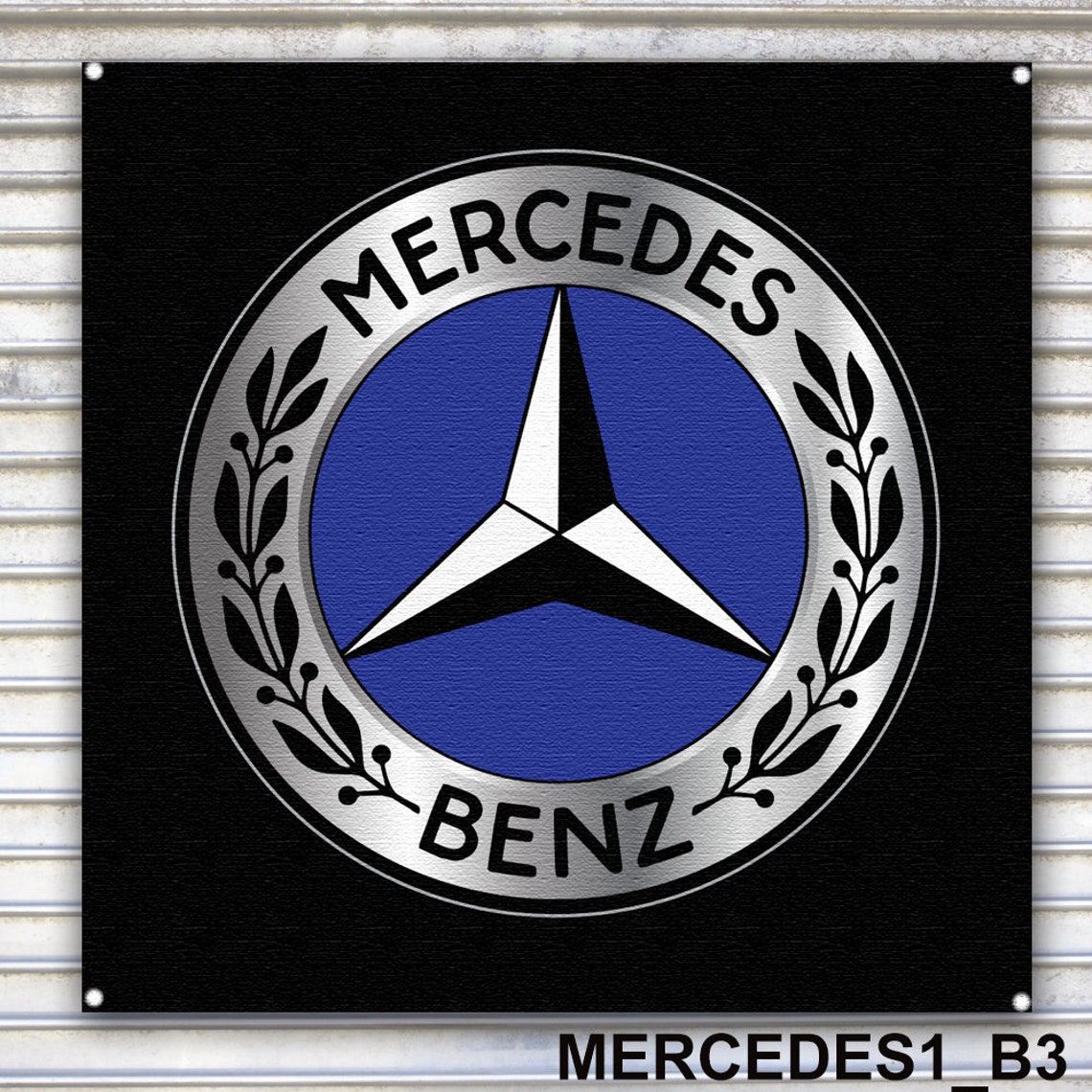 Bannière de logo de Mercedes Benz | Etsy