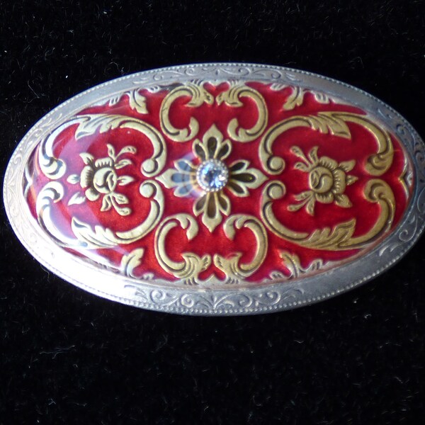 Broche Créateur Catherine POPESCO - Émail Multicolore, Alliage - Occasion