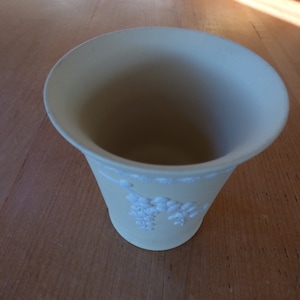 Wedgwood Rare Primrose Yellow Jasperware Vase