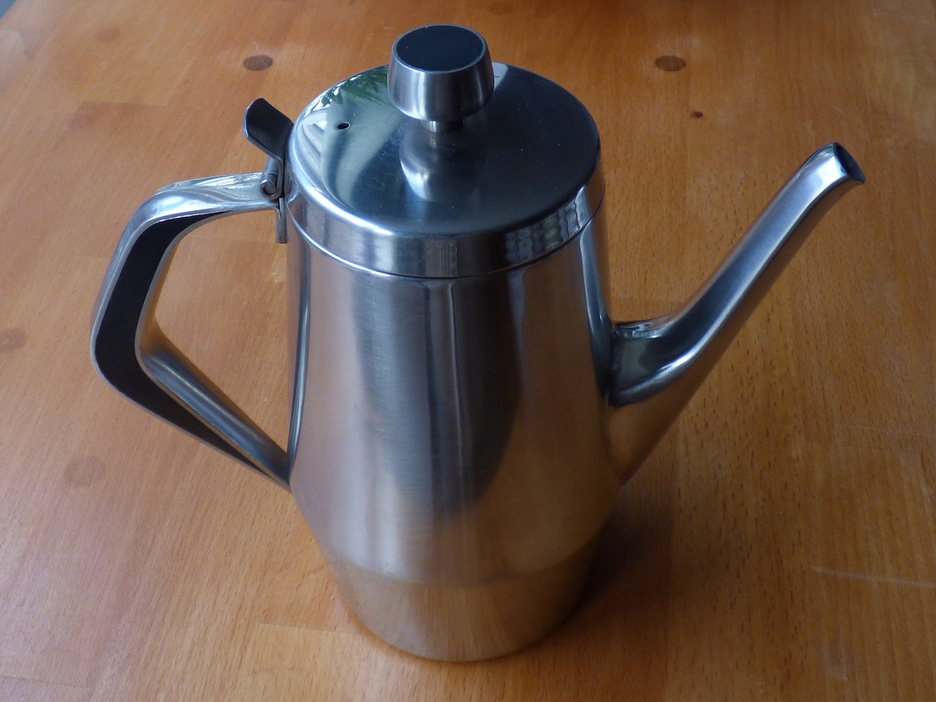 Cafetière Suédoise en Acier Inoxydable Vintage