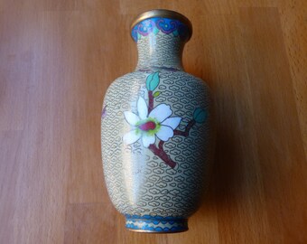 七宝焼花瓶 2点セット ヴィンテージ七宝焼き花瓶 2個 - Etsy 日本