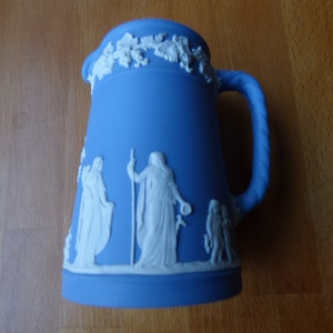 Wedgwood Blue Jasperware Pitcher
