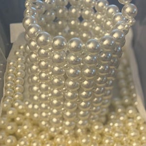 Pearl Wedding Handbag,Black Beaded Bridal Pearl Purse,Pearl Evening Bag, Faux Pearl Bead Bag,Beaded Bag,Luxury Beaded Bag,Pearl Beaded Bag