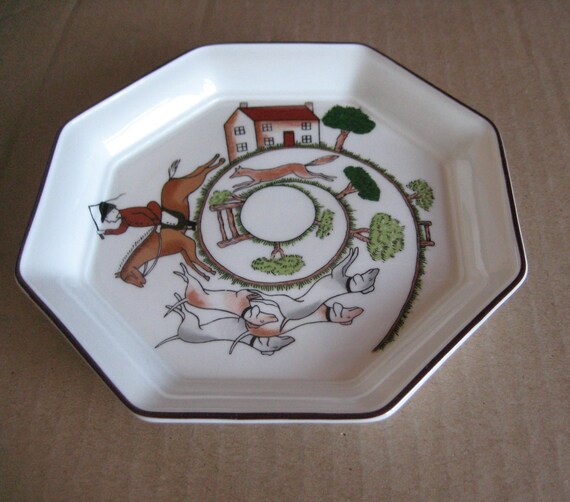 Wedgwood Hunting dish platter with box ②