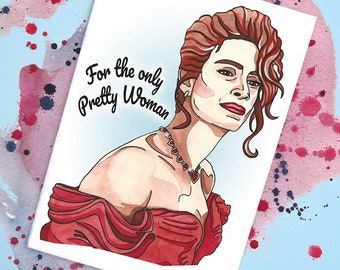 Pretty Woman / Vivian Ward Handmade Greetings Card