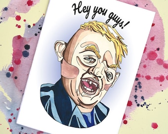 Sloth / Goonies Handmade Card