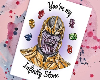 Thanos / Avengers: Infinity War Handmade Card