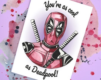 Carte faite main Deadpool