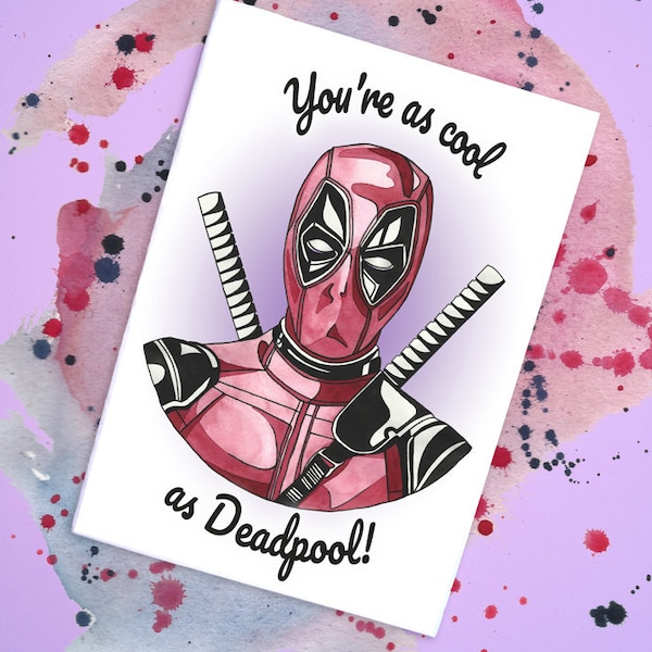 Deadpool Handmade Card