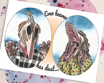 Beetlejuice Handmade Card