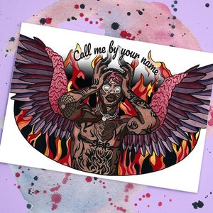Carte faite main Lil Nas X