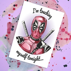 Deadpool Handmade Card