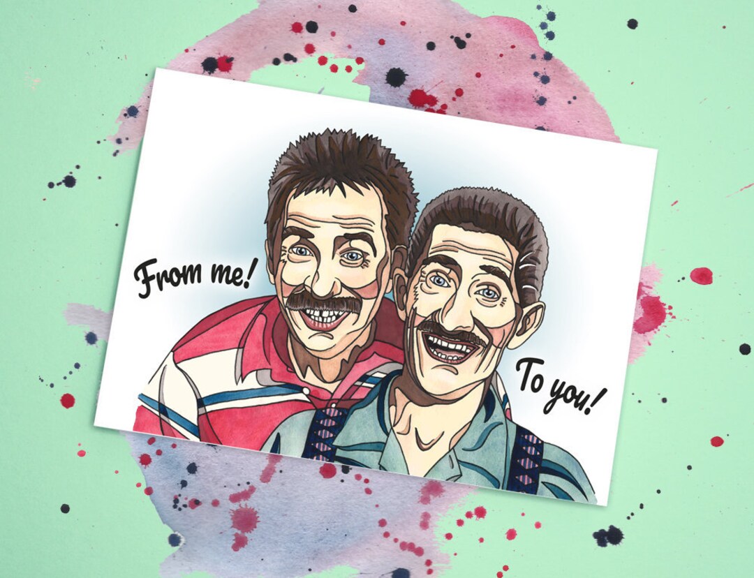 Chuckle Brothers Handmade Card - Etsy