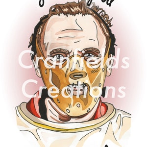 Hannibal Lecter / Silence of the Lambs Handmade Card image 7