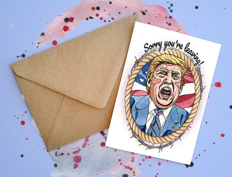 Donald J Trump Handmade Card image 2