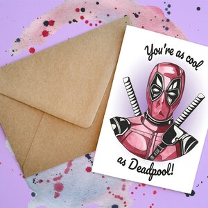 Deadpool Handmade Card image 2