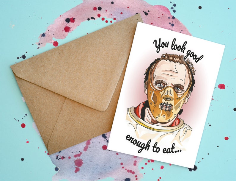 Hannibal Lecter / Silence of the Lambs Handmade Card image 2