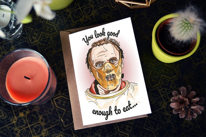 Hannibal Lecter / Silence of the Lambs Handmade Card image 4