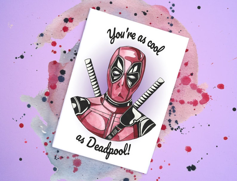 Deadpool Handmade Card image 1