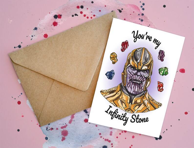 Thanos / Avengers: Infinity War Handmade Card | Etsy