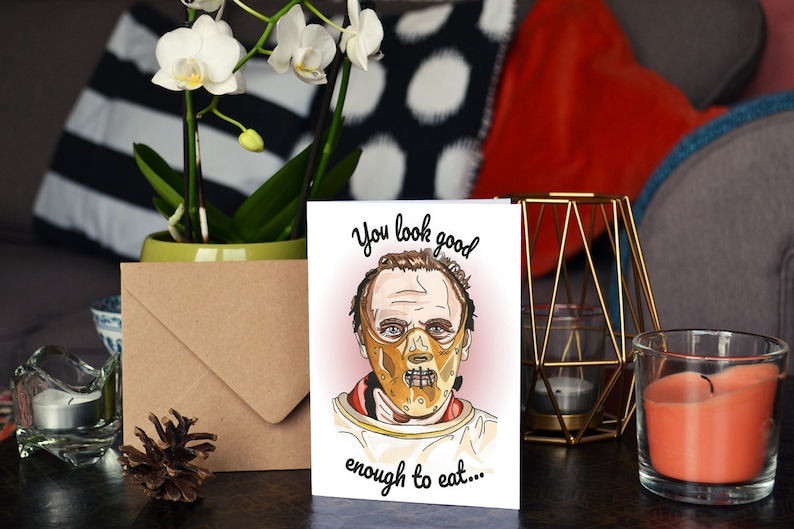 Hannibal Lecter / Silence of the Lambs Handmade Card image 5