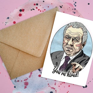You're Fired / Hired Alan Sugar Handmade Card 画像 3