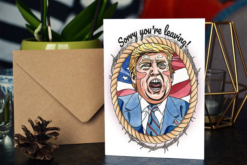 Donald J Trump Handmade Card image 3