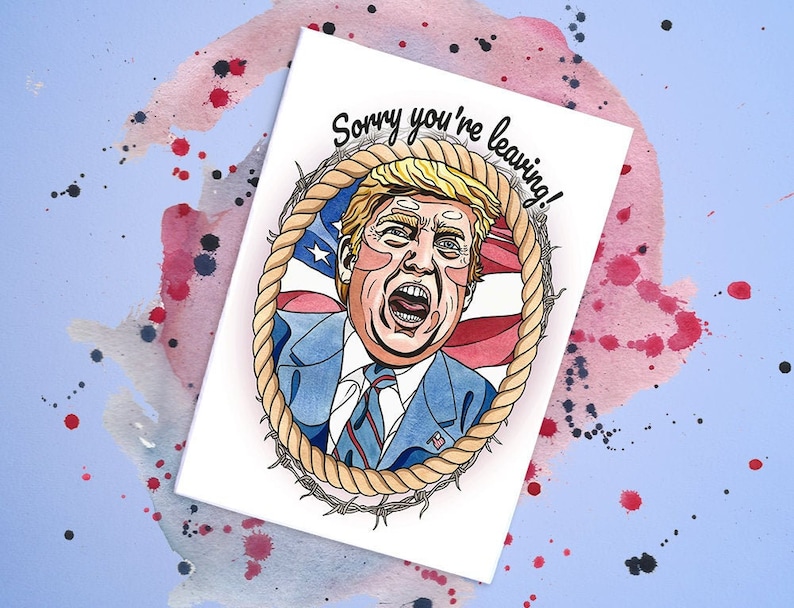 Donald J Trump Handmade Card image 1