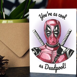 Deadpool Handmade Card image 3