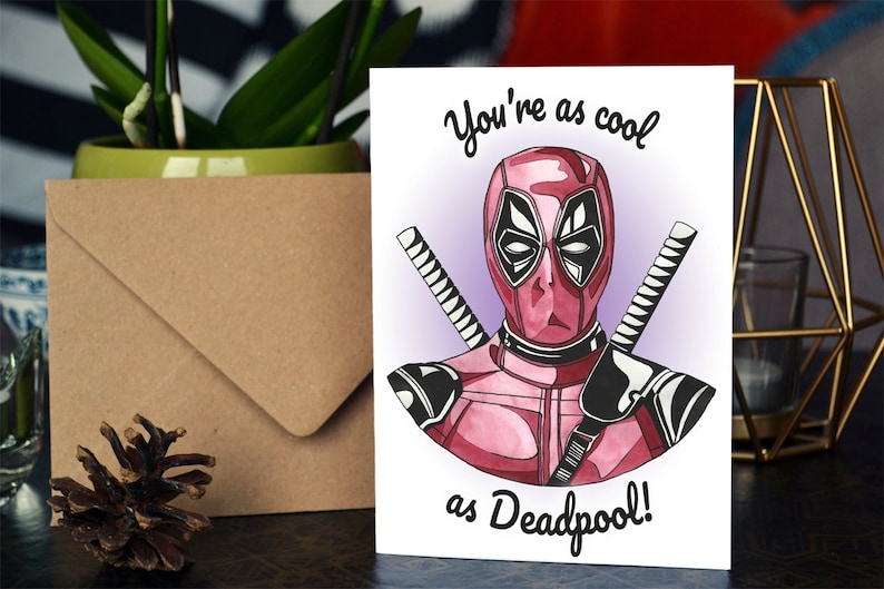 Deadpool Handmade Card image 3