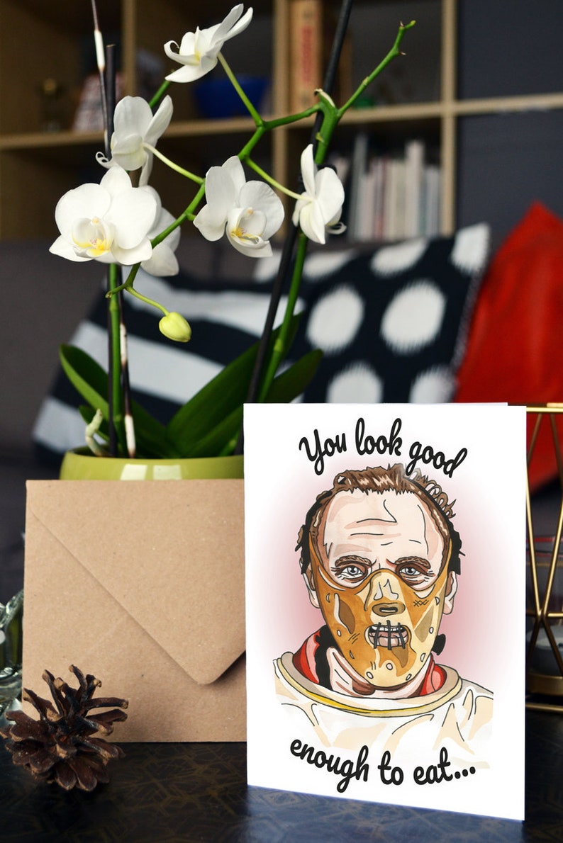 Hannibal Lecter / Silence of the Lambs Handmade Card image 6