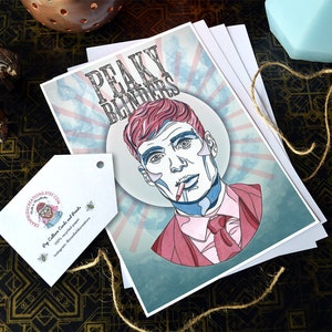 Peaky Blinders Watercolour Print Gift Bundle image 2