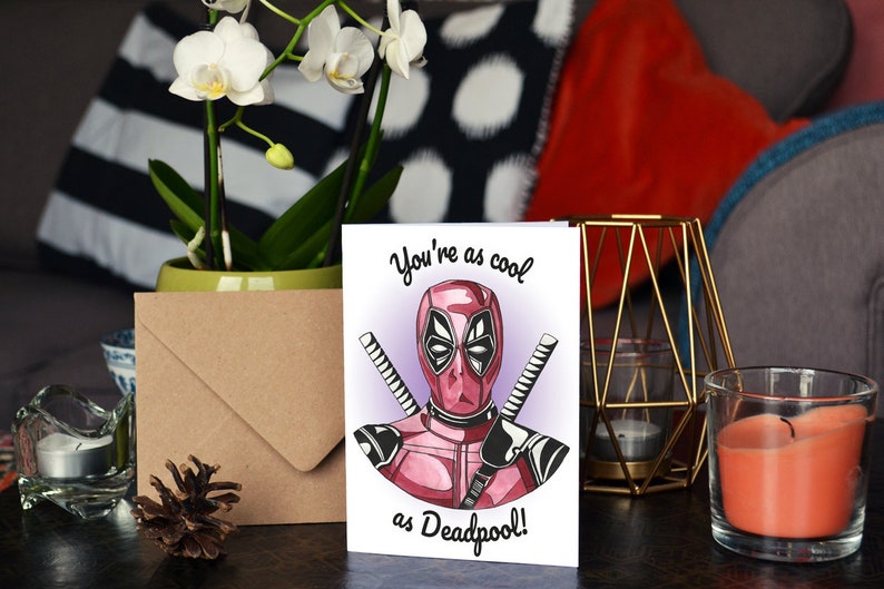 Deadpool Handmade Card image 7