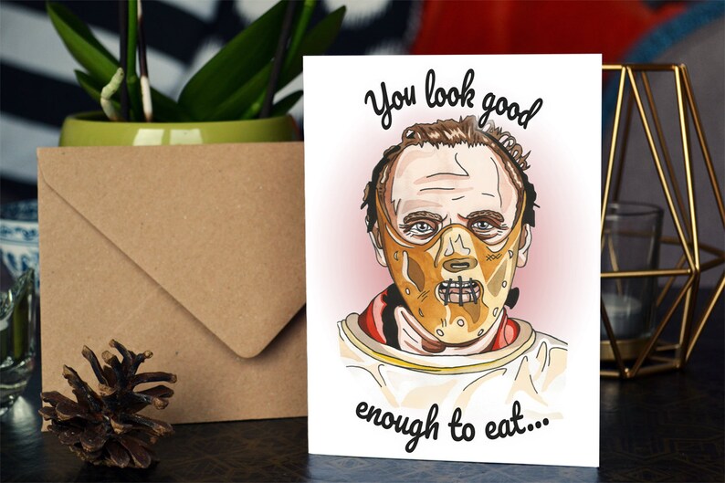 Hannibal Lecter / Silence of the Lambs Handmade Card image 3