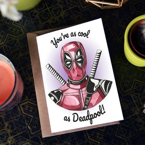 Deadpool Handmade Card image 6