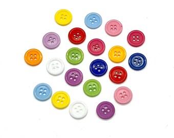 Great for Craft /& Sewing Projects 20 FUNKY STAR Novelty Buttons Mixed Sizes
