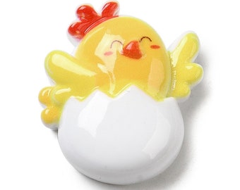 Chick resin embellishments, Easter 24mm