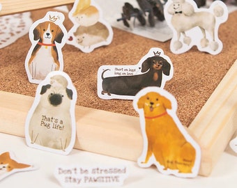 Cute dog stickers