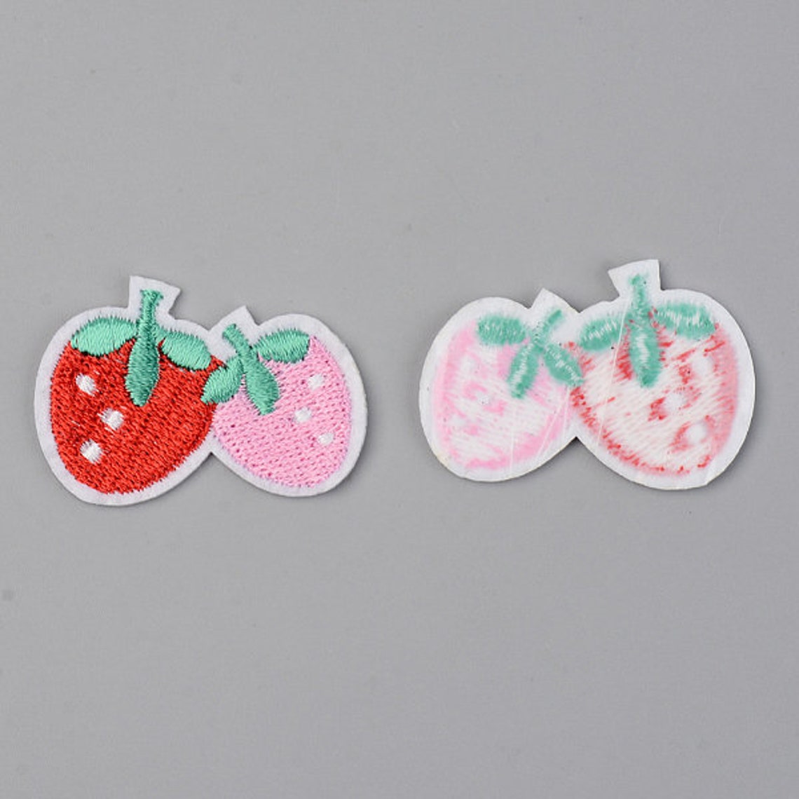 Strawberry iron on patches iron on patches embroidered fruit | Etsy
